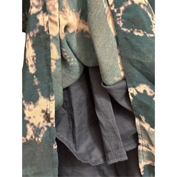 Zara Xsmall oversized Mini Tie-Dye Dress - Blue - Picture 10 of 16